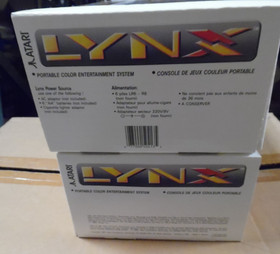 Atari Lynx I Handheld Game System WITH MANUAL in Original White BOX, PAG-2015