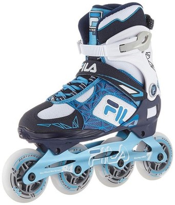 Fila Inline-Skates Legacy PRO 84, Schwarz-Weiß-Blau