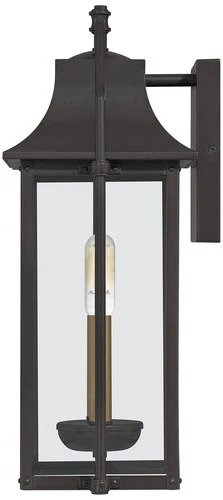 Quoizel Manning 18 1/2"H Western Bronze Outdoor Wall Light - Picture 4 of 5