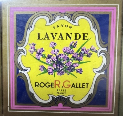 Vintage PARIS France PERFUME SOAP French Lavender Roger & Gallet Savons Rose