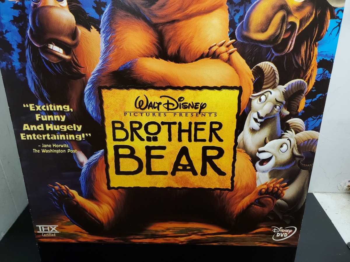 Walt Disney Pictures Brother Bear Movie Poster 36X18