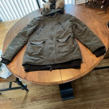 Mens Noize Faux Fur Hooded Jacket