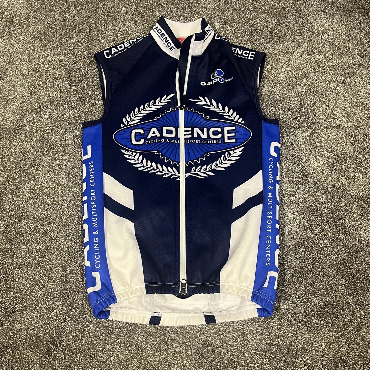 Cadence Collection Sleeveless Vest Cycling Jersey - Blue