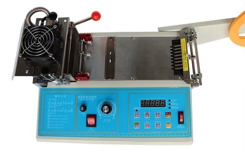3.15" Automatic Hot and Cold Tape Cutting Machine Textile Ribbon Cutter 110V - Picture 6 of 6