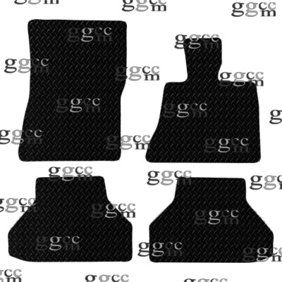 FITS BMW X6 E71 2008 TO 2014 FULLY TAILORED BLACK RUBBER CAR FLOOR MATS SET.