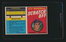 1970 Topps Scratch Off Mike Hegan Seattle Pilots NM-MT