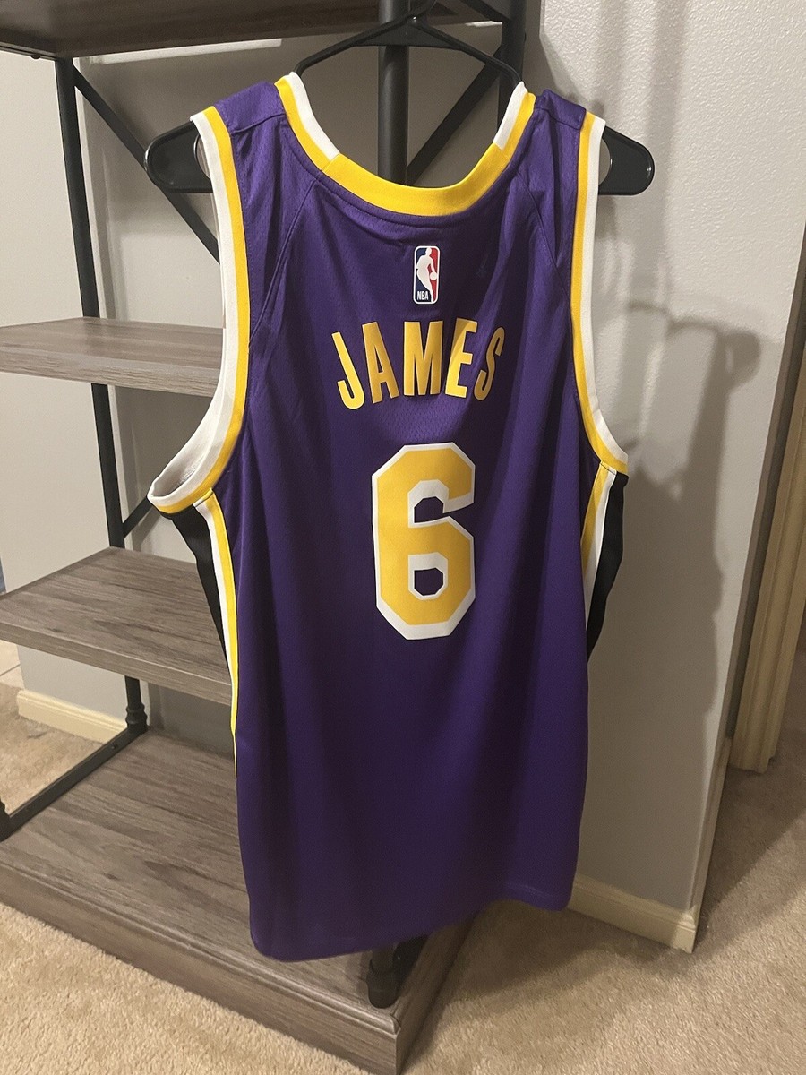 LeBron James LA Lakers Jordan Brand Statement 2021/22 #6 Swingman