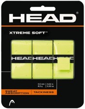 HEAD XTREME SOFT Griffband 0.5mm Tennisschl&auml;ger Schl&auml;ger Sport Zubeh&ouml;r gelb