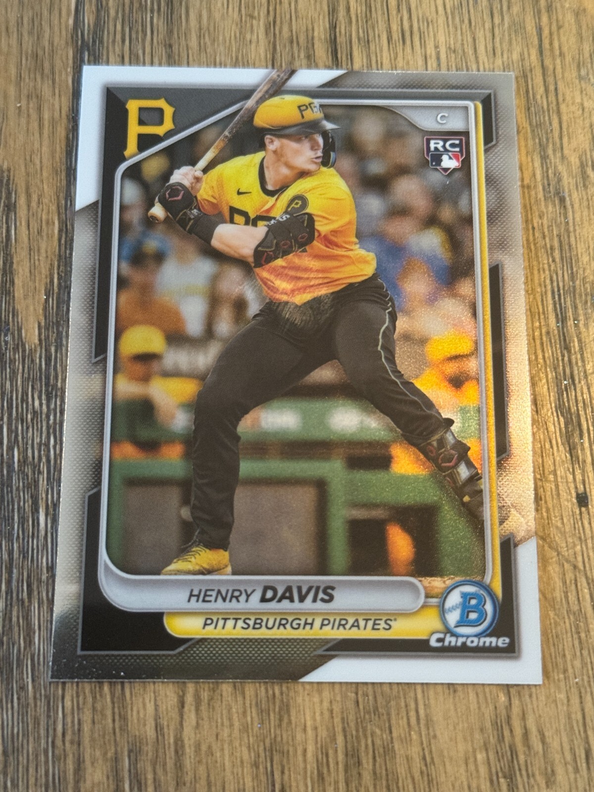 Henry Davis 2024 Bowman Chrome #7 RC Pittsburgh Pirates
