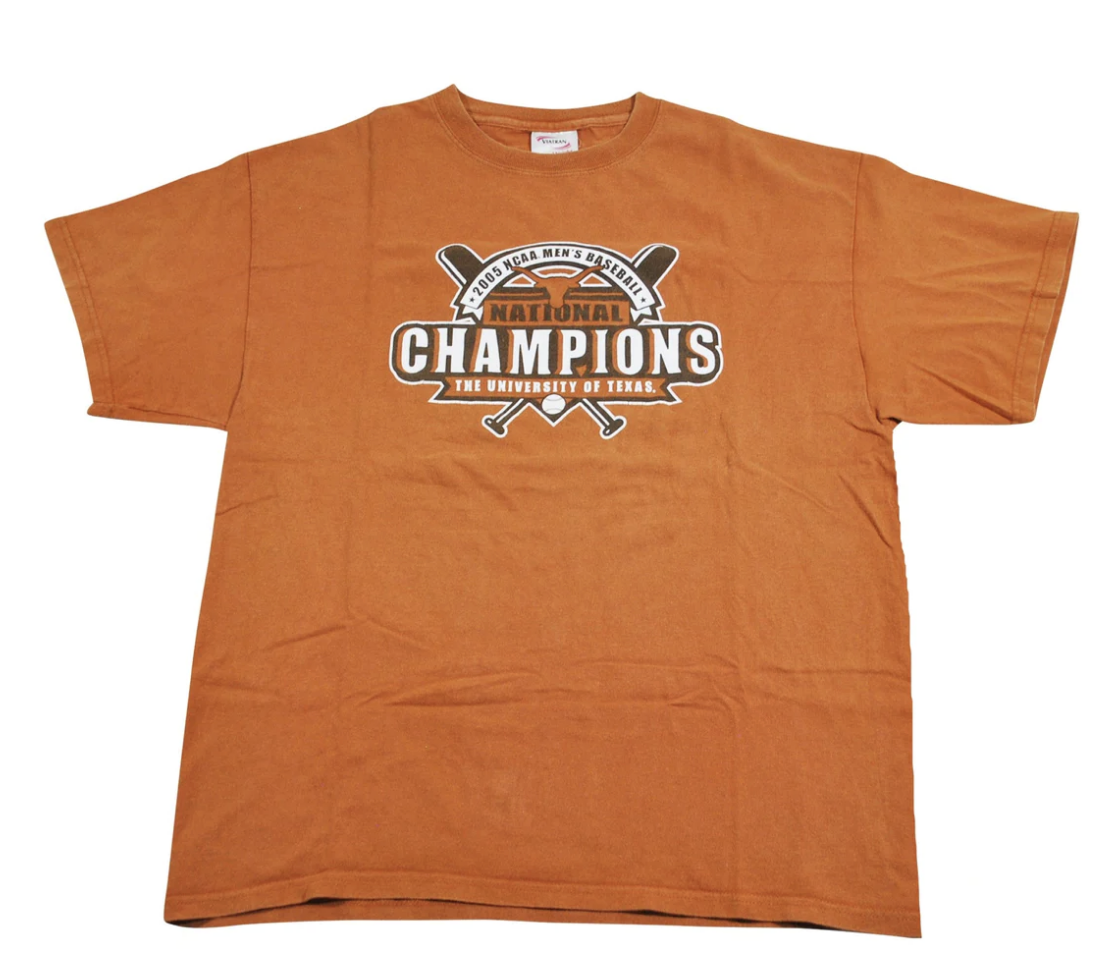 Vintage Texas Longhorns Baseball Shirt Size Large