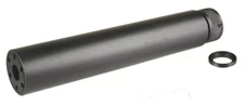 Barrel Extension Compensator Solid Aluminum Tube 7" .308 .300 BLK .350 5/8x24 TP