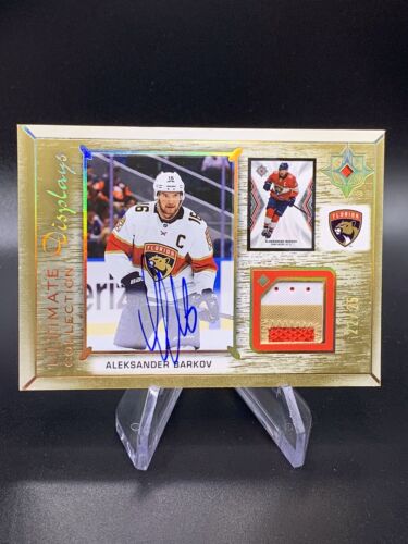2021-22 Ultimate Collection Displays Aleksander Barkov Patch Auto / 25 SP *MINT* - Picture 1 of 3