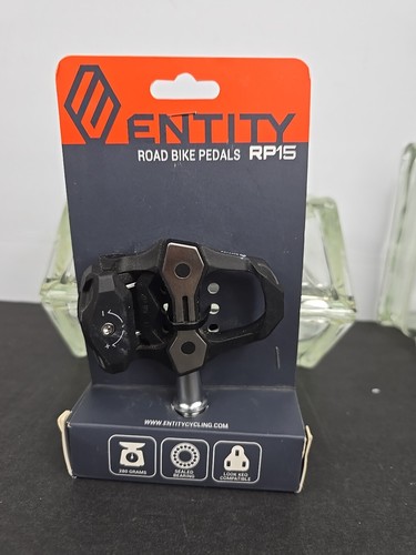 Entity RP15 Road Bike Pedals Pair Carbon Composite Body Adjustable Retention NIP - 第 1/12 張圖片