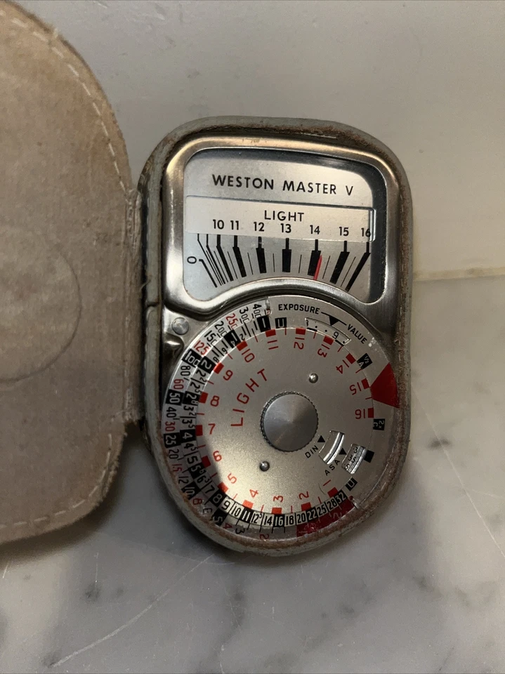 Medidor de luz de exposición universal Weston Master V de colección Foto 3 de 4