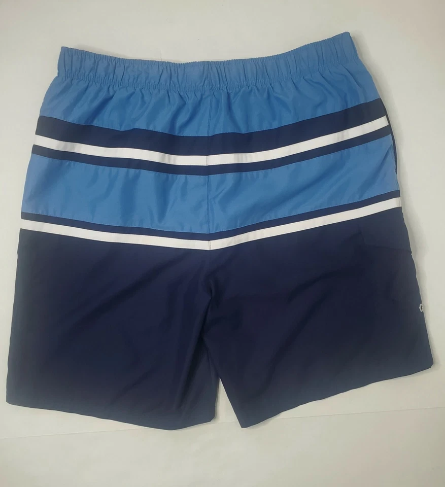  Bañador IZOD para hombre azul y blanco color bloque calzoncillo forrado XXL Foto 3 de 4