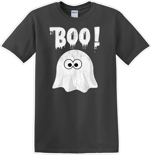 BOO !- Halloween - Novelty T-shirt - Picture 12 of 15