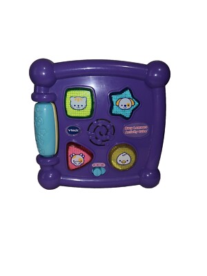  VTech Busy Learners Activity  Cube Interactive Toy Exploration Lights And Sound
