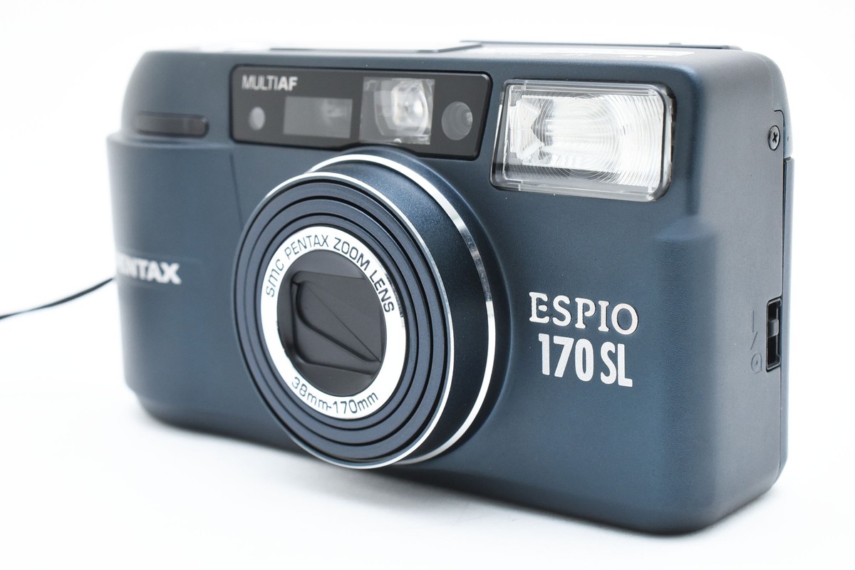 【R2333】 PENTAX ESPIO 170SL ペンタックス エスピオ MINT] Pentax Espio 170SL Navy Blue Zoom 38-170mm35mm Point