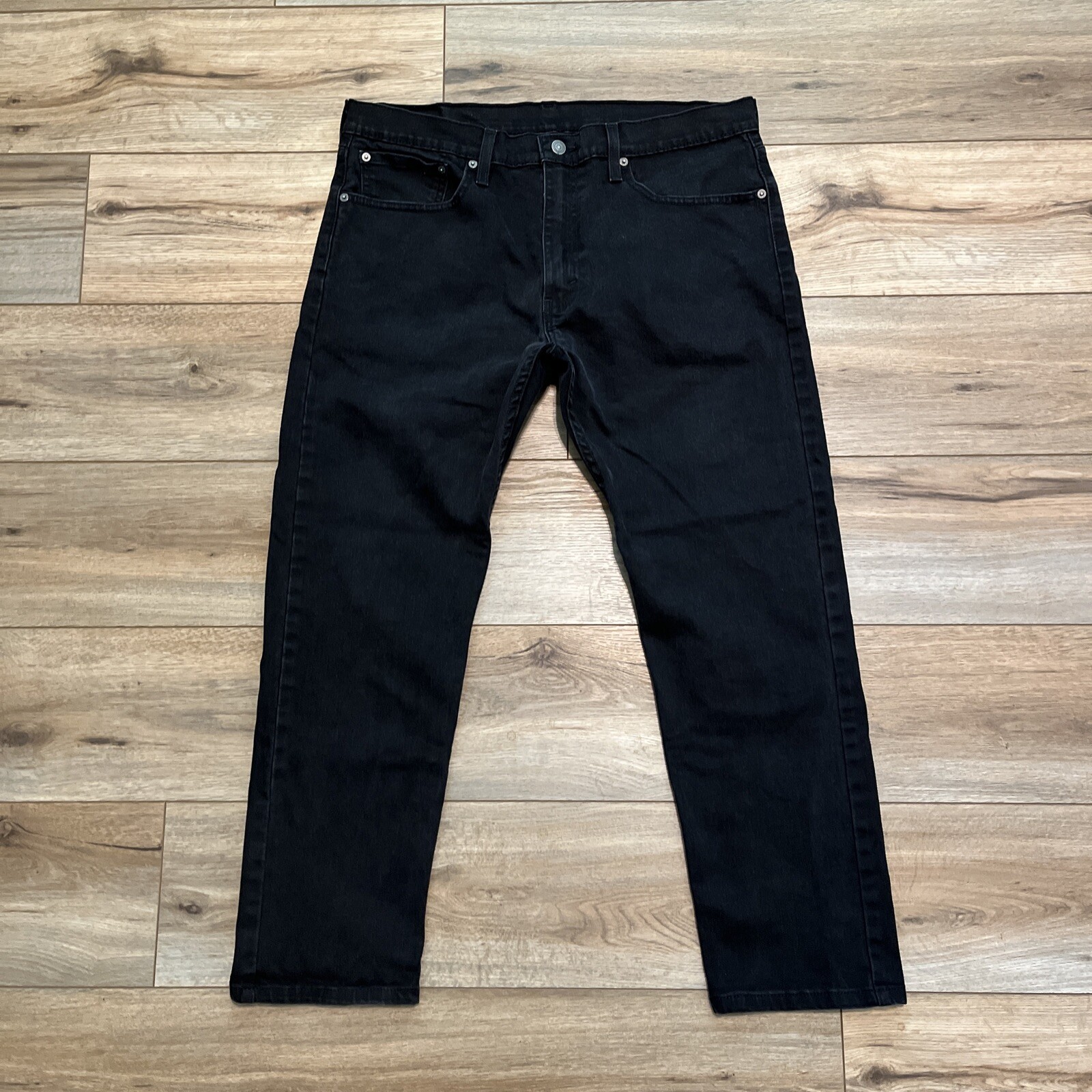 Men's Levis 502 Regular Tapered Fit Denim Jeans SZ 36… Gem