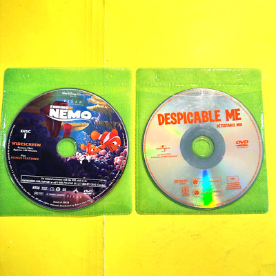 Finding Nemo / Despicable Me DOUBLE FEATURE DVD Discs ONLY Bilingual