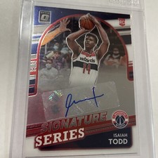 Isaiah Todd  Rookie Auto Optic Basketball 2021-22 RC Signature Series