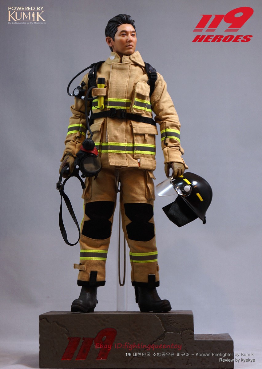 KUMIK KMF23-F02 Firefighter Joo Ji Hoon 1/6 Action Figure Model