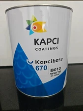 KAPCI BASECOAT   B010 WHITE 1 GAL  1:1 MIX KAPCIBASE 670
