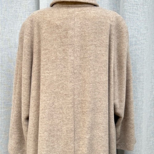 Jaeger Elegant Long Tan Wool Warm Coat - Picture 5 of 13