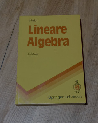 Lineare Algebra (Springer-Lehrbuch) von Jänich, K... | Buch | Zustand akzeptabel