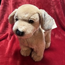 Vintage AVANTI Applause Golden Retriever Puppy Dog Plush Standing Pup Italy 1986