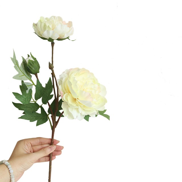 Fa 1pc Artificial Peony Home Flower Arrangement Living Room Bonsai Decor For Sale Online