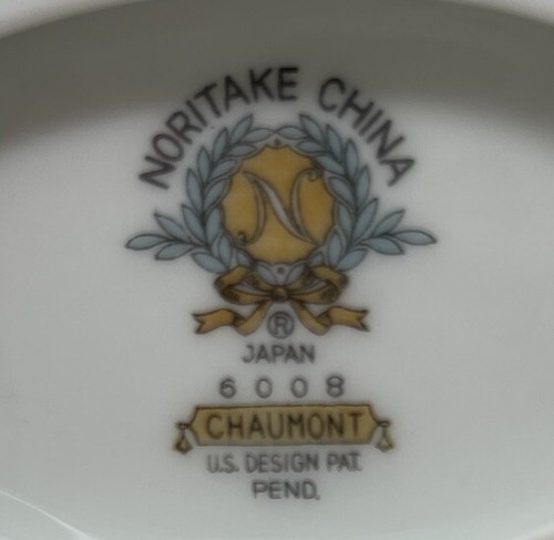 Noritake Chaumont # 6008 Gravy Boat w/attach Underplate - Picture 5 of 5