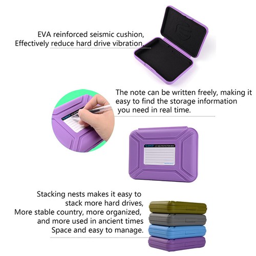 3.5 Inch Portable Hard Drive Bags & Case HDD Protective Moisture-proof Storage - Photo 11/18
