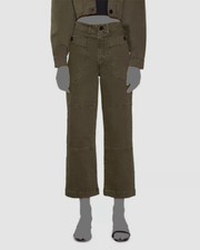  288 Frame Women's Green Stretch Cotton Utility Pants Size 32