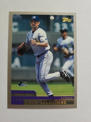 DAVE MARTINEZ 2000 TOPPS BASEBALL CARD # 161 E2894