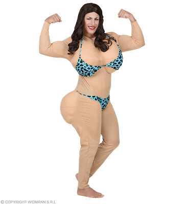 Miss Bikinie Kostüm - Unisex - Bodybuilderin - Miss Universe Gr. M - XL Gr. XL