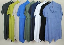 Reduced Now  £14.99 was £28.99 Ladies Lagenlook  Cowl Neck Pocket Linen Dress