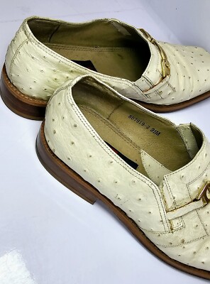 Giorgio Brutini Dress Shoes Men 9.5M Genuine  Ostrich Leather Loafers,Vintage Giorgio Brutini Dress Shoes Men 9.5M Genuine Ostrich Leather  main image 2