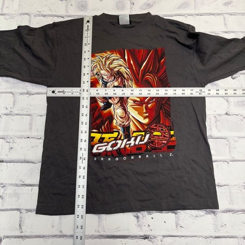 Dragonball Z Shirt Youth Large Gray Y2k 2003 Goku Super Saiyan DBZ - Picture 7 of 10