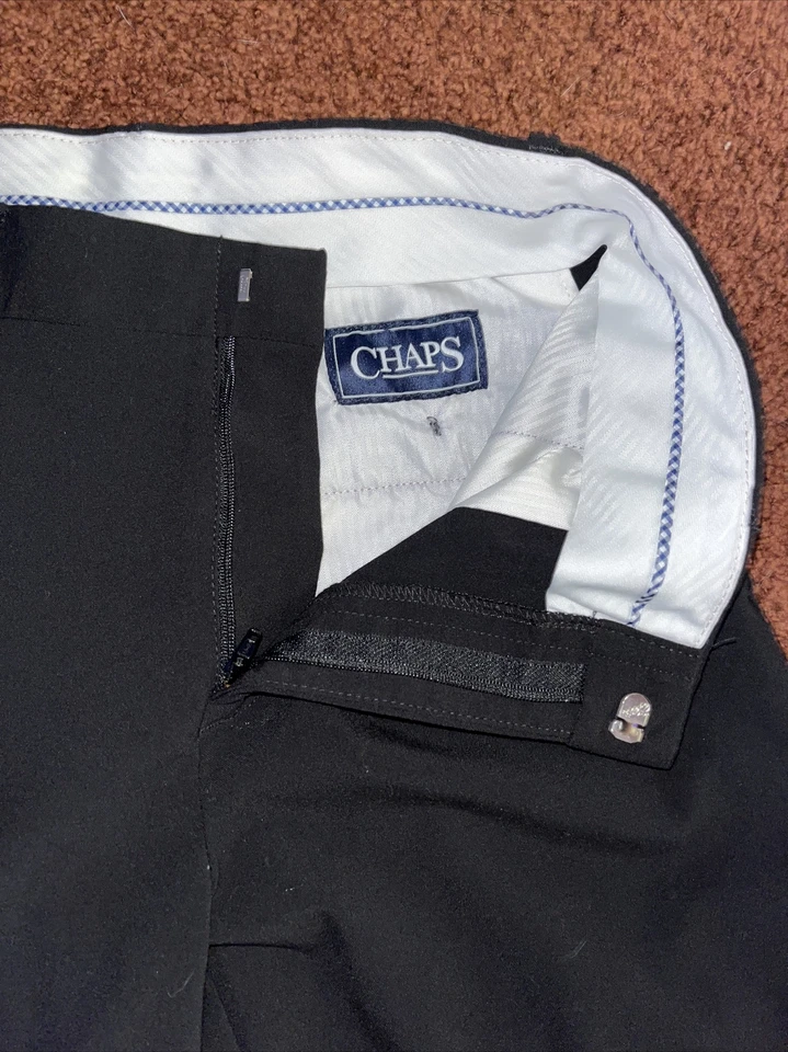 Pantalones de vestir negros para niños talla 14 Foto 3 de 4