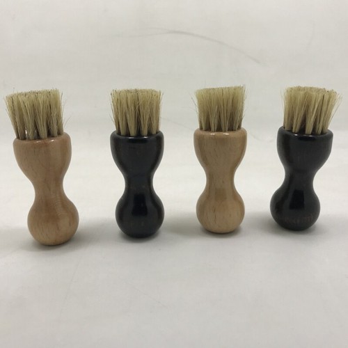 Spazzola lucidante manico legno stivali scarpe spazzola portatile strumento pulizia casa durevole - Foto 9 di 13