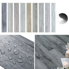 PVC Flooring Planks 5m² Self-Adhesive Wood Effect Vinyl Floor Tiles Waterproof