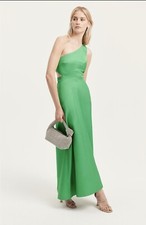 BNWT | COUNTRY ROAD | One Shoulder Maxi Dress [14 L] GREEN evening formal RR$399