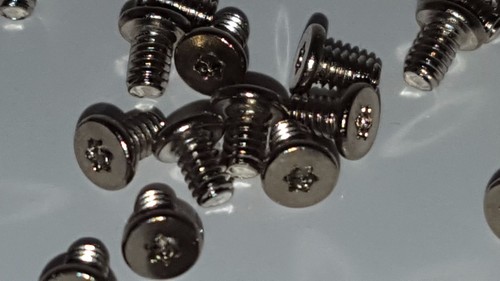 XPS 15 9550 Small Base Screws 12x Silver T5 M2x3mm Torx Laptop Screw Schrauben - Picture 3 of 6