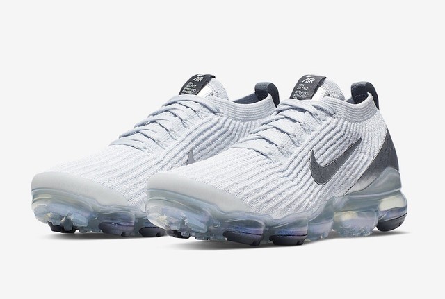 vapormax white silver
