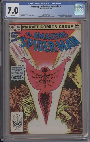 AMAZING SPIDER-MAN #16 -CGC 7.0 - ORIGIN AND 1ST APP OF MONICA RAMBEAU
