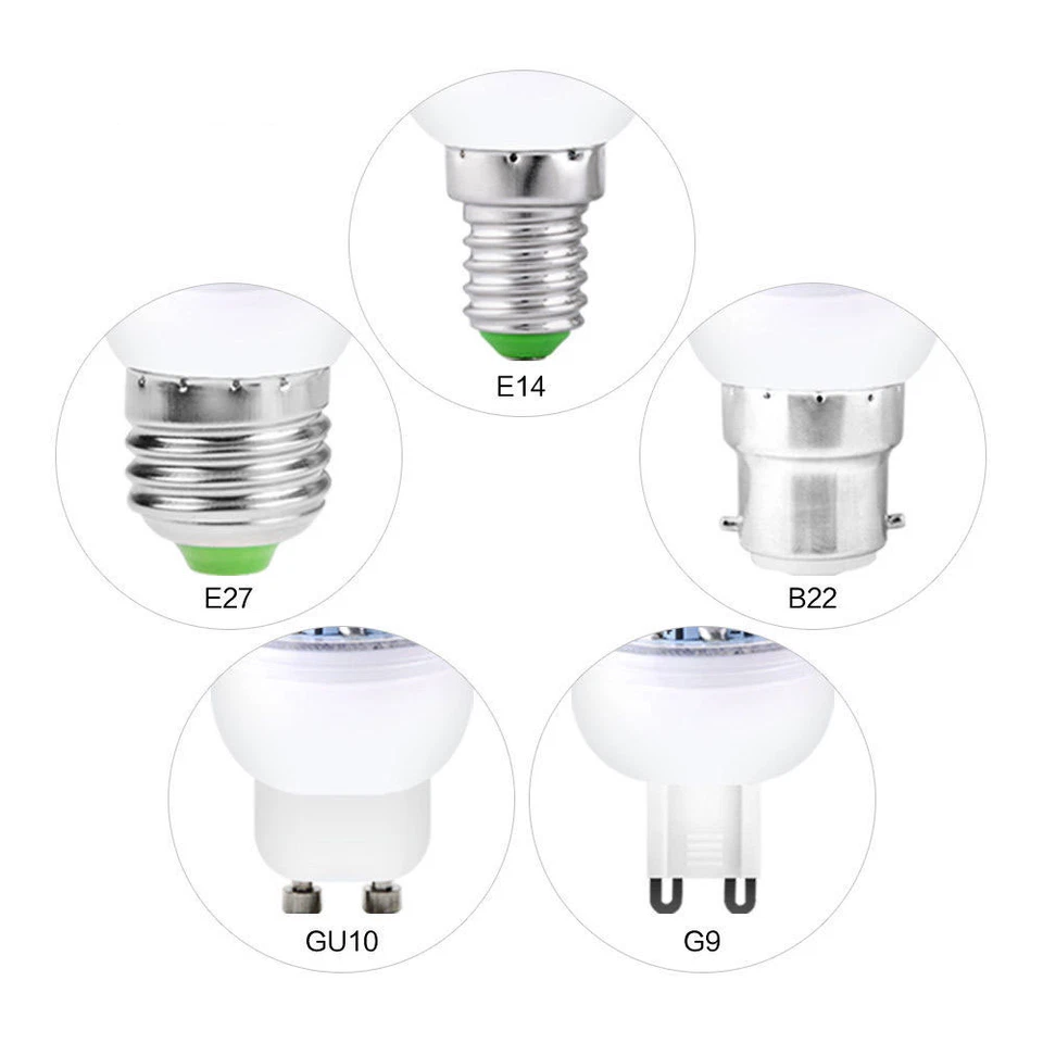 New Bright E27 E14 GU10 G9 B22 Bayonet 5730 SMD LED Corn Bulb Light 220V 240V - Image 2 of 4