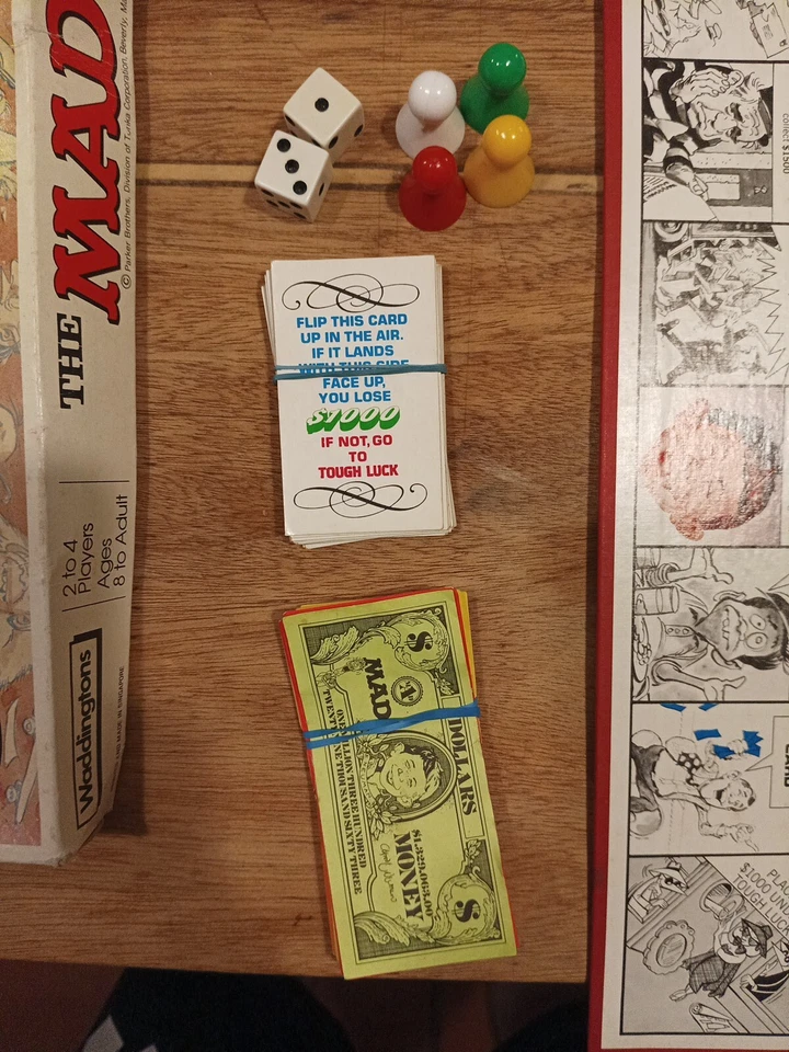 Vintage Parker Brothers The MAD Magazine Board Game Complete - Image 2 of 4