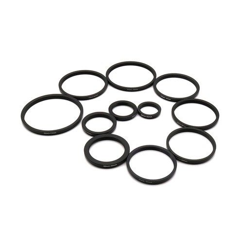11PCS Step Down Ring Set Lens Filter Ring 82-77mm 77-72mm 72-67mm 67-62mm - Picture 8 of 12