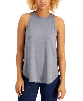 Ideology Women Fit Kit Sleeveless Essentials Sweat Set Tank Top Gray XS, $15 NWT